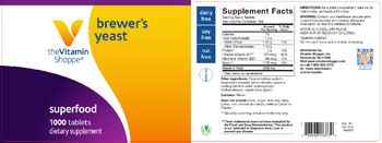 The Vitamin Shoppe Brewer's Yeast - supplement