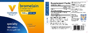 The Vitamin Shoppe Bromelain 500 mg - supplement