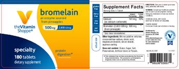 The Vitamin Shoppe Bromelain 500 mg - supplement