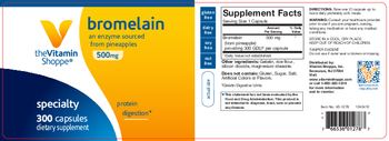 The Vitamin Shoppe Bromelain 500 mg - supplement