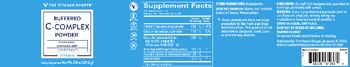 The Vitamin Shoppe Buffered C-Complex Powder - supplement