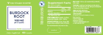 The Vitamin Shoppe Burdock Root 1080 mg - supplement