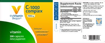 The Vitamin Shoppe C-1000 Complex 1000 mg - supplement