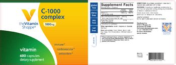 The Vitamin Shoppe C-1000 Complex 1000 mg - supplement