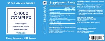 The Vitamin Shoppe C-1000 Complex - supplement