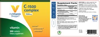 The Vitamin Shoppe C-1500 Complex 1500 mg - supplement