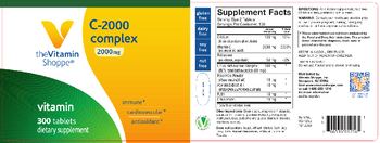The Vitamin Shoppe C-2000 Complex 2000 mg - supplement