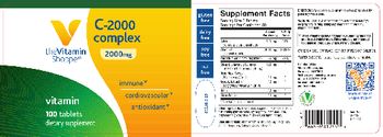 The Vitamin Shoppe C-2000 Complex 2000 mg - supplement