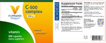 The Vitamin Shoppe C-500 Complex 500 mg - supplement