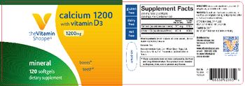 The Vitamin Shoppe Calcium 1200 With Vitamin D3 - supplement