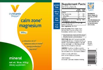 The Vitamin Shoppe Calm Zone Magnesium 350 mg - supplement