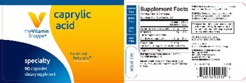 The Vitamin Shoppe Caprylic Acid - supplement