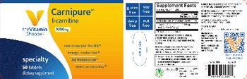 The Vitamin Shoppe Carnipure L-Carnitine 1000 mg - supplement