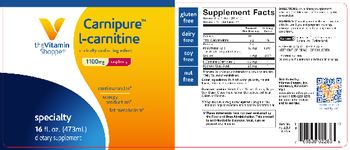 The Vitamin Shoppe Carnipure L-Carnitine 1100 mg Raspberry - supplement