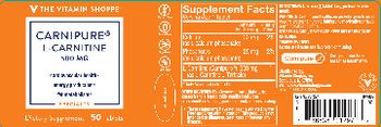 The Vitamin Shoppe Carnipure L-Carnitine 500 mg - supplement