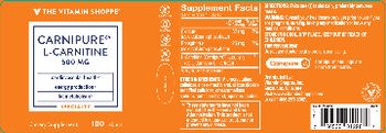 The Vitamin Shoppe Carnipure L-Carnitine 500 mg - supplement