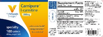 The Vitamin Shoppe Carnipure L-Carntine 250 mg - supplement