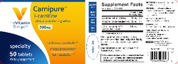 The Vitamin Shoppe Carnipure L-Carntine 500 mg - supplement