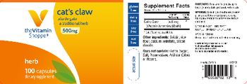 The Vitamin Shoppe Cat's Claw 500 mg - supplement