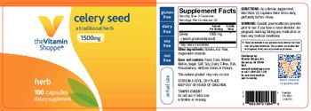 The Vitamin Shoppe Celery Seed 1500 mg - supplement