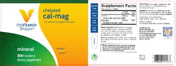 The Vitamin Shoppe Chelated Cal-Mag - supplement