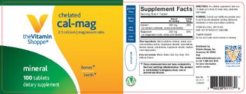 The Vitamin Shoppe Chelated Cal-Mag - supplement