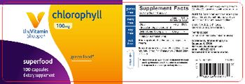 The Vitamin Shoppe Chlorophyll 100 mg - supplement
