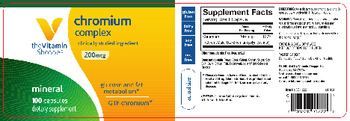 The Vitamin Shoppe Chromium Complex 200 mcg - supplement