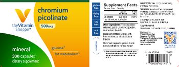 The Vitamin Shoppe Chromium Picolinate 500 mcg - supplement