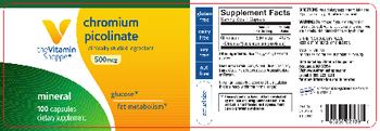 The Vitamin Shoppe Chromium Picolinate 500 mcg - supplement