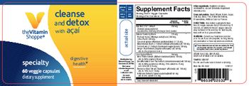 The Vitamin Shoppe Cleanse And Detox With Acai - supplement
