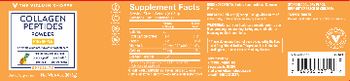 The Vitamin Shoppe Collagen Peptides Powder Pineapple - supplement