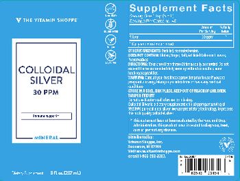 The Vitamin Shoppe Colloidal Silver 30 PPM - supplement