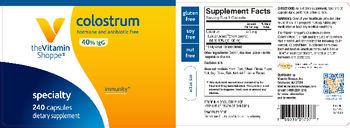 The Vitamin Shoppe Colostrum - supplement