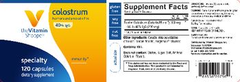 The Vitamin Shoppe Colostrum - supplement
