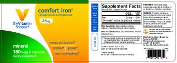 The Vitamin Shoppe Comfort Iron 25 mg - supplement