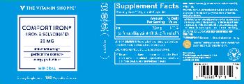 The Vitamin Shoppe Comfort Iron 25 mg - supplement