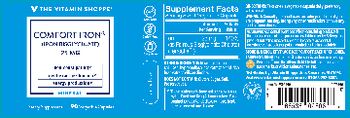 The Vitamin Shoppe Comfort Iron 25 mg - supplement