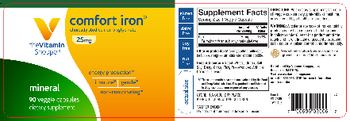 The Vitamin Shoppe Comfort Iron 25 mg - supplement