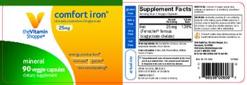 The Vitamin Shoppe Comfort Iron 25 mg - supplement