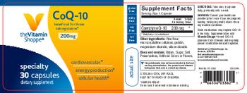 The Vitamin Shoppe CoQ-10 200 mg - supplement