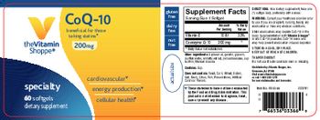The Vitamin Shoppe CoQ-10 200 mg - supplement