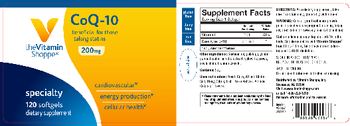 The Vitamin Shoppe CoQ-10 200 mg - supplement