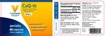 The Vitamin Shoppe CoQ-10 200 mg - supplement