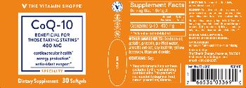 The Vitamin Shoppe CoQ-10 400 mg - supplement