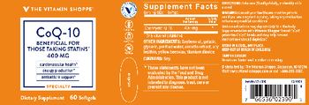 The Vitamin Shoppe CoQ-10 400 mg - supplement