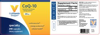 The Vitamin Shoppe CoQ-10 60 mg - supplement