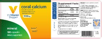 The Vitamin Shoppe Coral Calcium 1500 mg - supplement