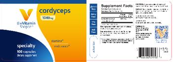 The Vitamin Shoppe Cordyceps 1040 mg - supplement
