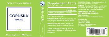 The Vitamin Shoppe Cornsilk 450 mg - supplement